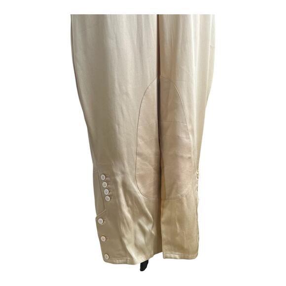 Armani Gold Satin Cargo Pants – Size IT 42 / US 6 - Picture 6 of 12